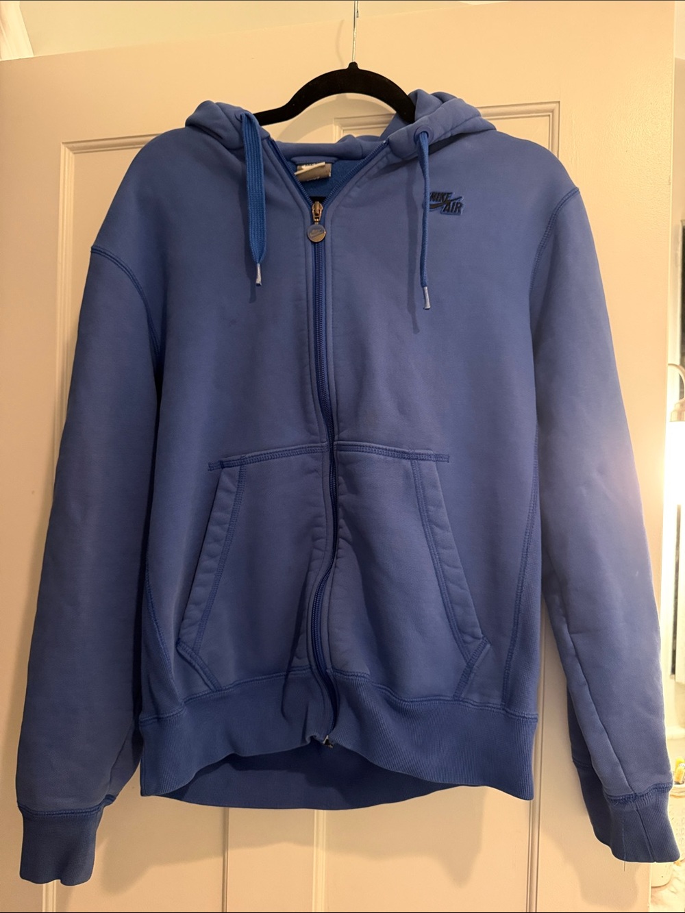 Nike Blue Full-Zip Hooded Sweatshirt